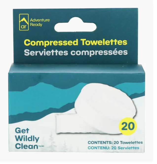 Adventure Ready Compressed Towelette Refill - 20 CT