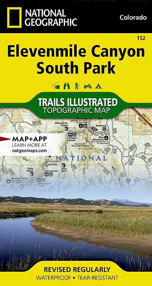 Elevenmile Canyon, South Park Map