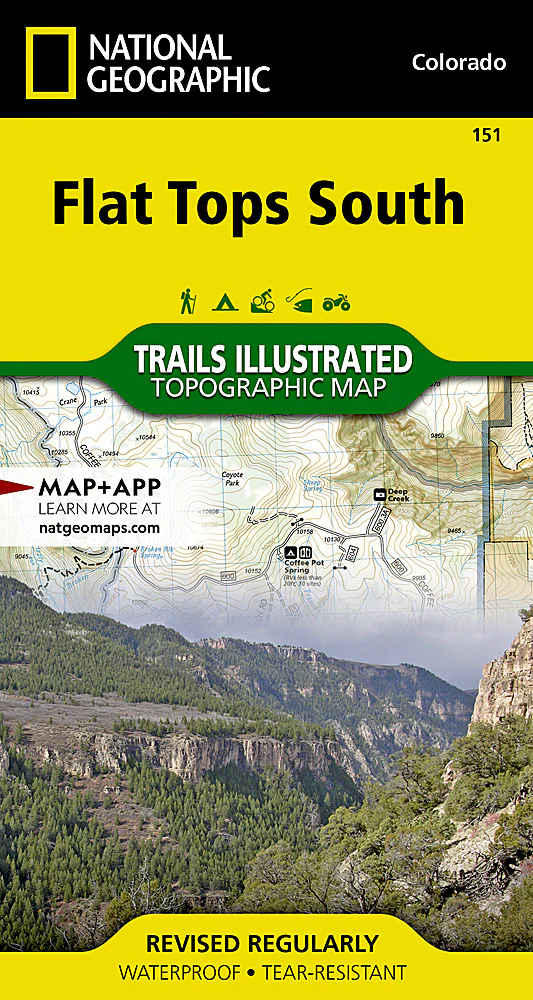 Flat Tops South Map