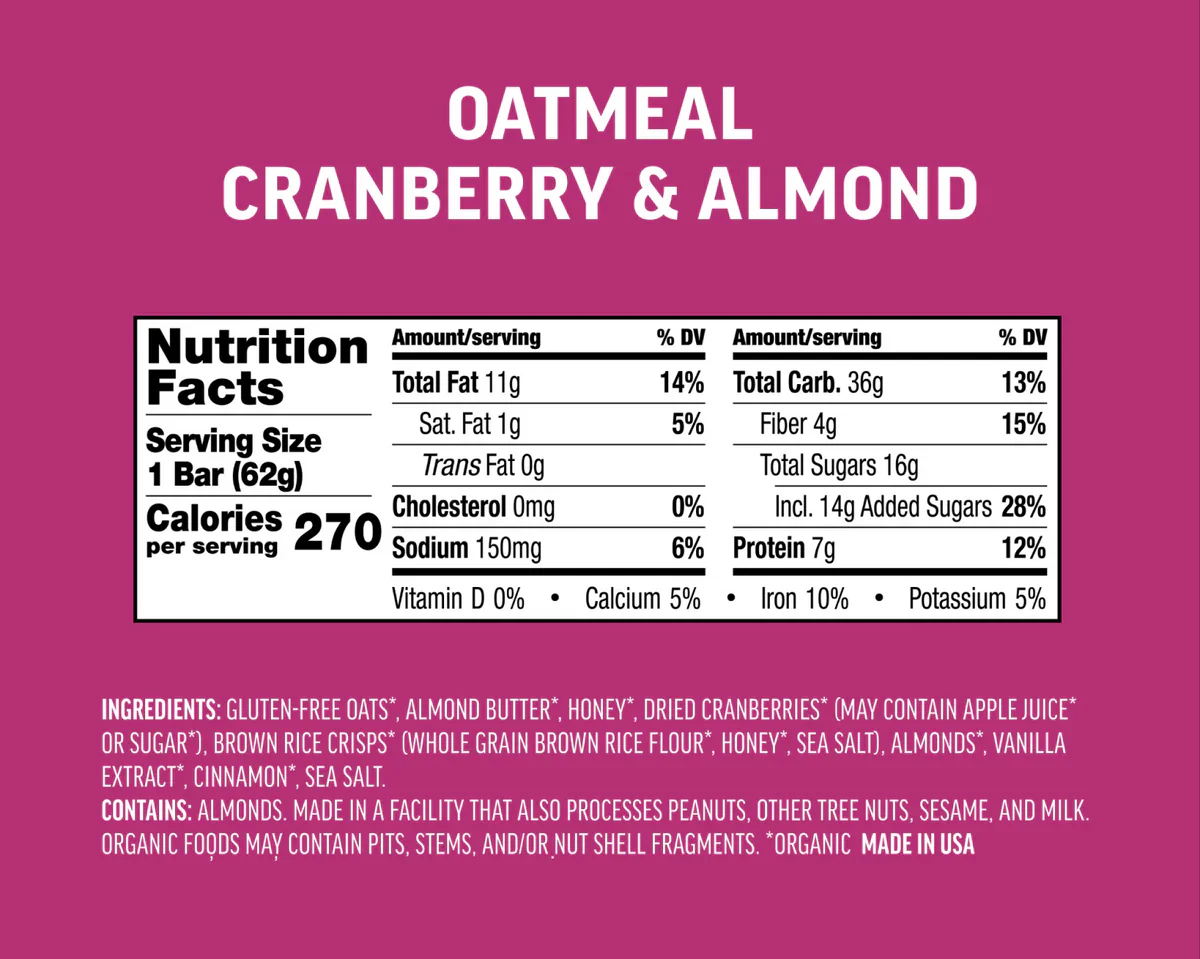 Oatmeal Cranberry & Almond - Image 4