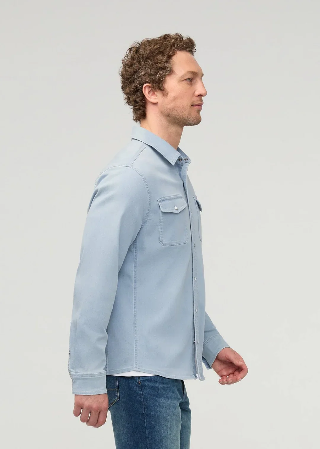 Performance Denim Lite Two-Pocket Shirt - Men's - Image 3