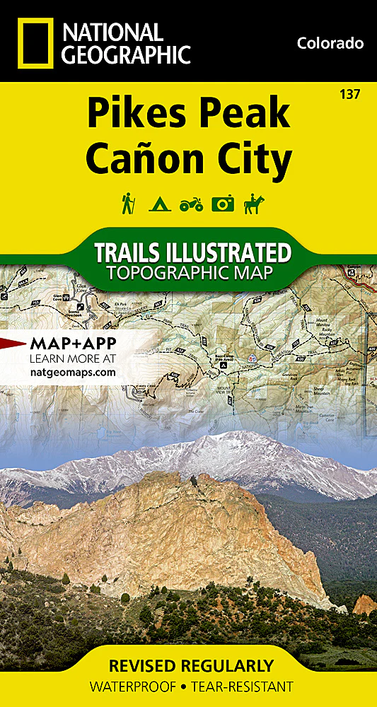 Pikes Peak, Cañon City Map