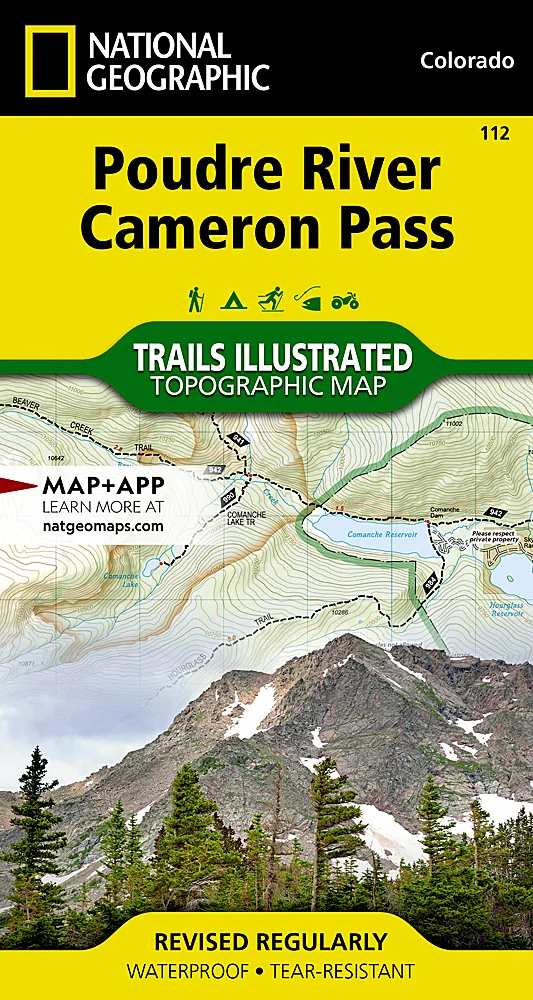 Poudre River, Cameron Pass Map