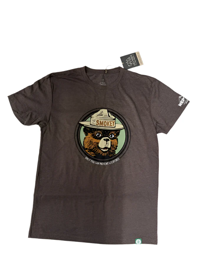 Smokey Vintage Bear Tee - Neptune Logo
