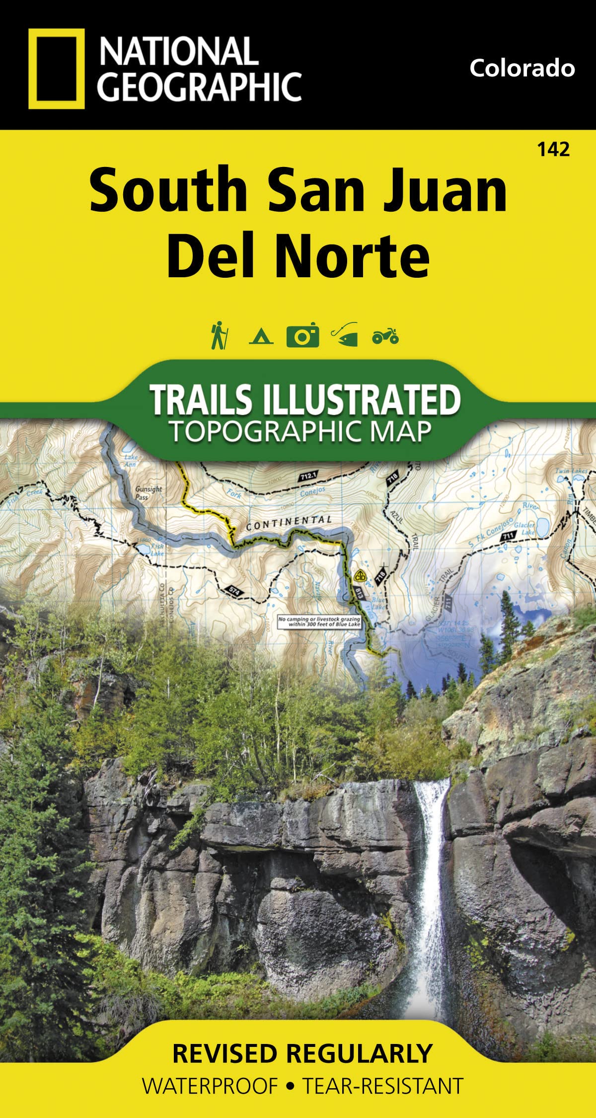 South San Juan, Del Norte Map