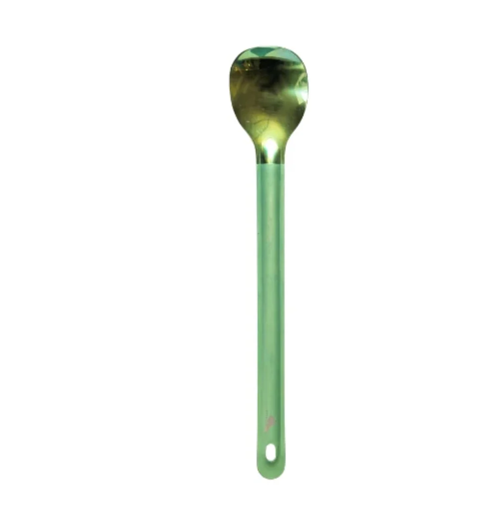 Titanium Long Handle Spoon with Polished Bowl - Image 3