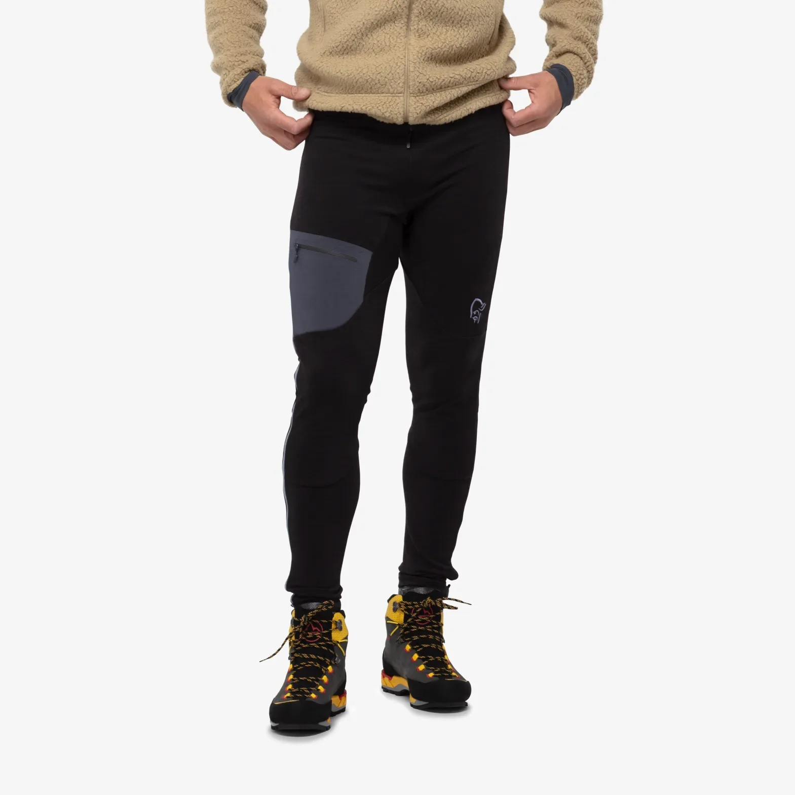Trollveggen Warmwool2 Stretch Tights - Men's - Image 4