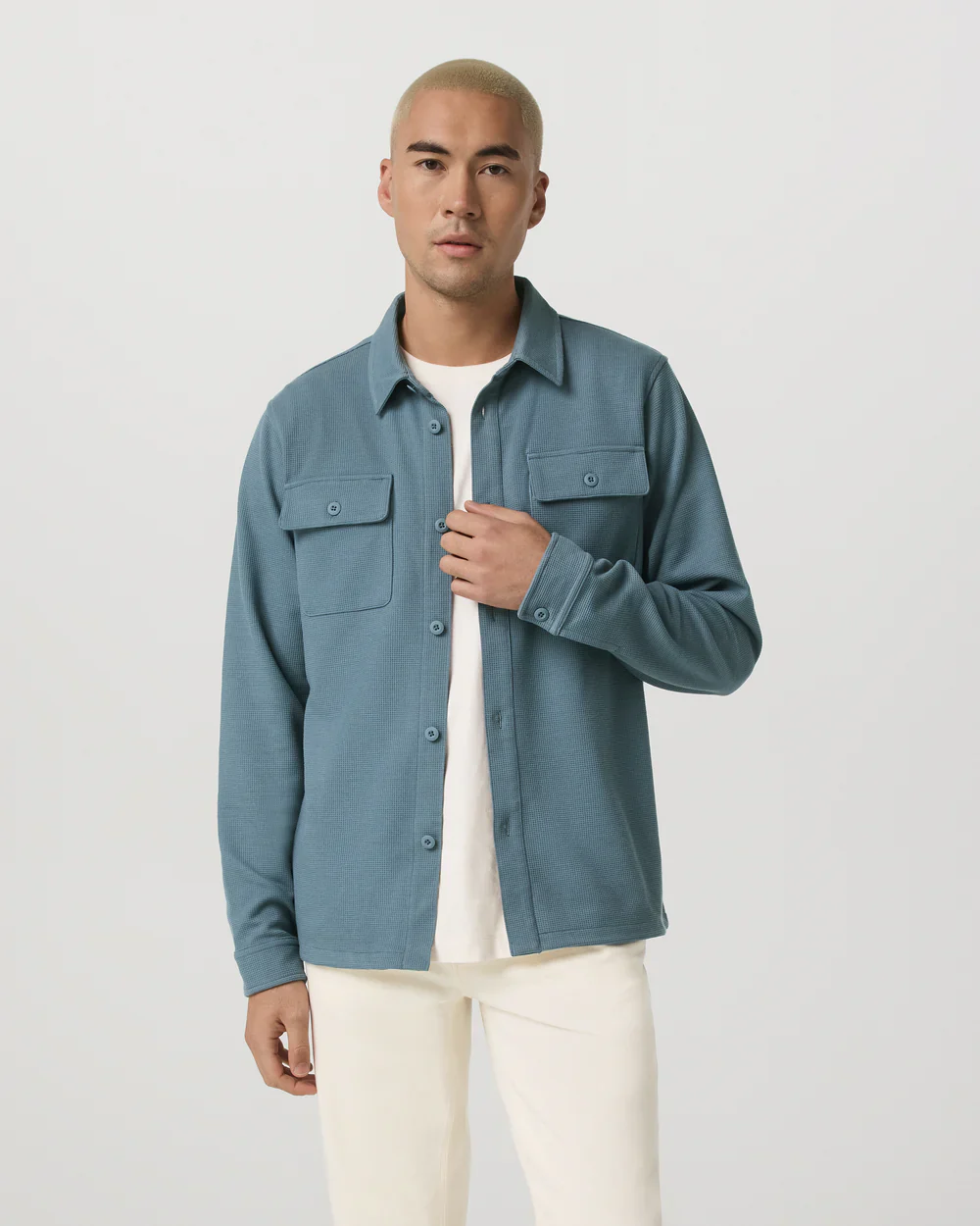 Waffle Shirt Jacket - Men's - Image 6